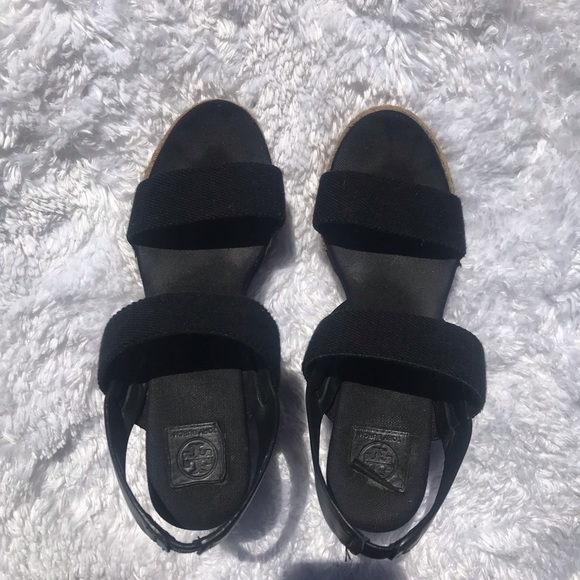 Tory Burch Adonis Black Wedges - Picture 5 of 7